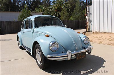 1968 volkswagen beetle, auto/stick,1 owner california 60&#039;s car,original survivor