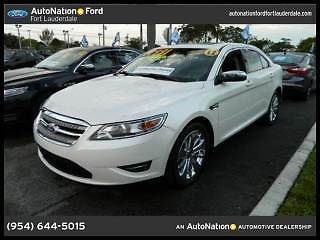 2012 ford taurus 4dr sdn limited fwd moonroof navigation leather one owner !