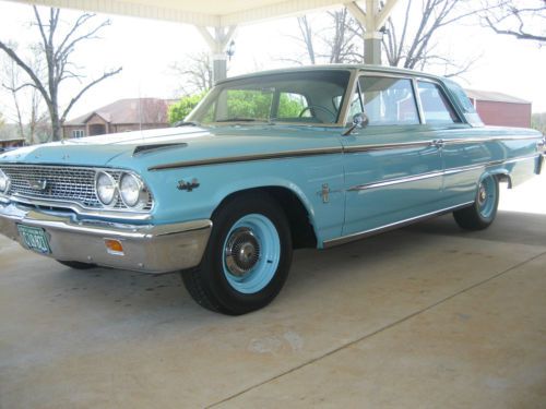 1963 ford galaxie 500,  z code 4v 390 engine, 4 speed trans, very nice