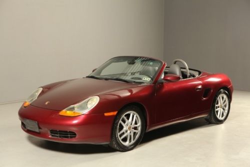 1997 porsche boxster 56k miles clean carfax autocheck 5-speed manual leather !