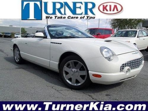 2003 ford thunderbird one owner! 21k miles.  hardtop included.