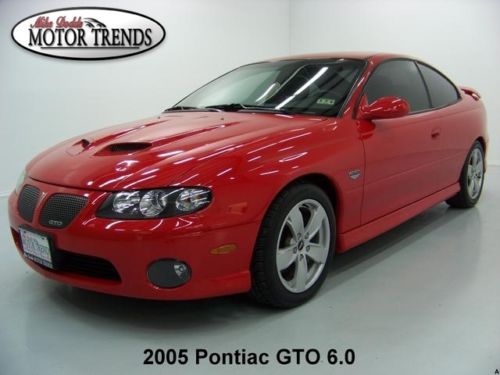 2005 pontiac gto 6.0 v8 leather seats blaupunkt sound hood scoop 25k low miles!