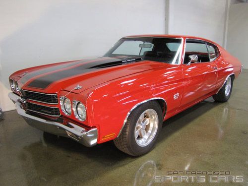 1970 chevrolet chevelle ss 396 bench seat 4-speed rock crusher