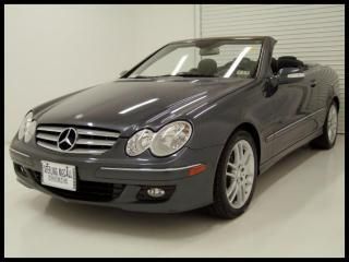 08 clk350 convertible power top heated leather wood trim alloys only 45k miles
