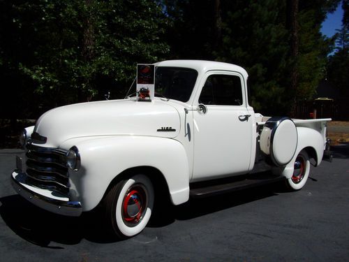 1953 chevy pickup; model 3100; 5 window deluxe cab