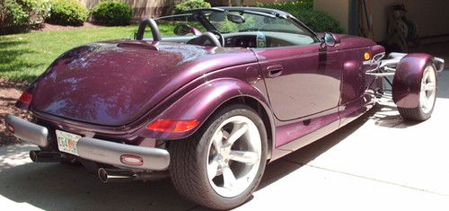 1999 plymouth prowler purple 2 door roadster convertible
