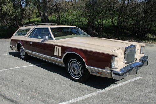 1978 lincoln continental mark v cartier station wagon custom *one of a kind*