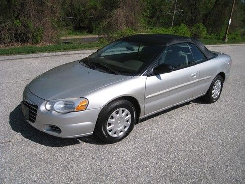 2005 chrysler sebring convertible only 63697 miles needs nothing no reserve auct
