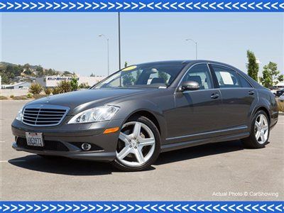 2008 s550: premium 3, rear seat pge, panorama, amg, certified pre-owned mercedes