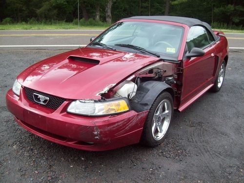 2003 mustang gt convertible clear title repairable rebuildable