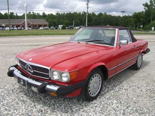 1988 mercedes 560 sl roadster with hard top