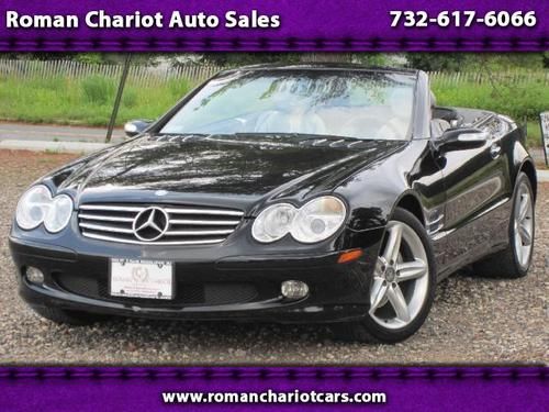2004 mercedes-benz sl-class sl500 roadster! previously cpo unit! very clean!