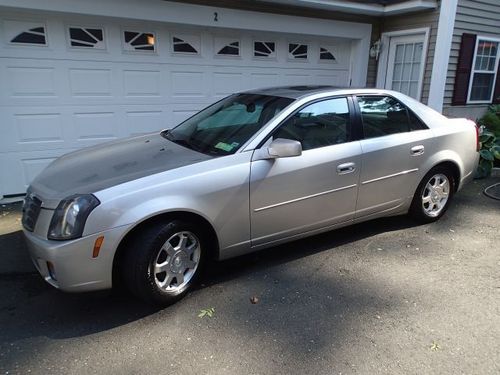 2004 cadillac cts low 73k miles silver with gorgeous tan leather