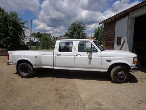 1996 f350 crew cab dually pickup, auto, powerstroke diesel, southern truck
