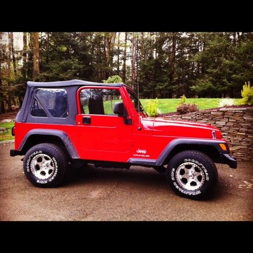 2006 jeep wrangler 4x4 6-speed - new tires, wheels, and top!