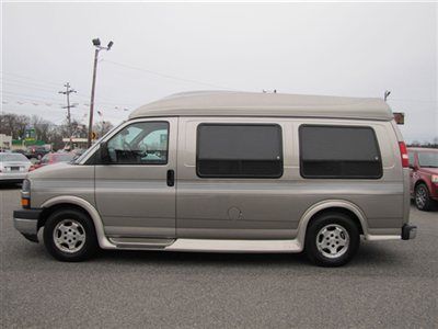 2004 chevrolet express high-top conversion van one owner clean carfax loaded