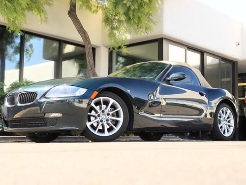 2006 bmw z4 roadster 3.0i rwd convertible *low miles* clean