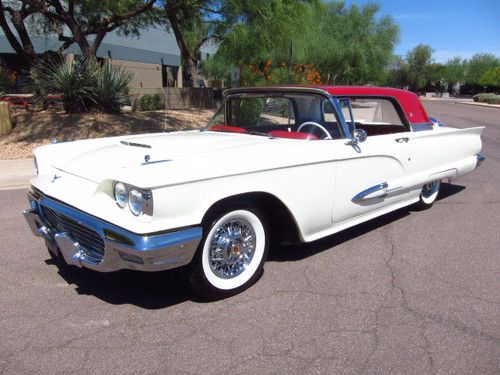 1959 ford thunderbird 2dr ht - kelsey hayes wires - 352ci v8 - cont kit - wow!!