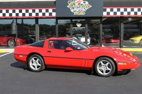 1990 corvette zr-1 red/red two tops like new low miles