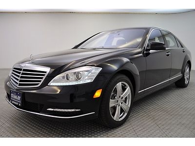 2010 mercedes s550 premium package 2 clean carfax 1 owner with split screen view