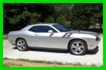 2012 r/t 5.7l v8 16v rwd coupe premium heated leather dvd silver