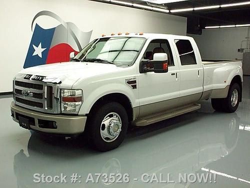 2008 ford f-350 king ranch diesel drw htd leather 71k texas direct auto