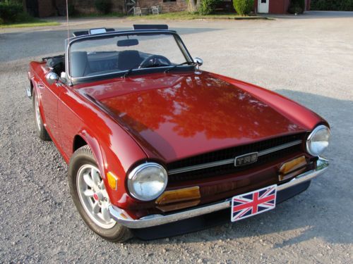 1971 triumph tr6 with overdrive/tvr/group44 triumph-tune 3 weber 45dcoe 225hp!!!