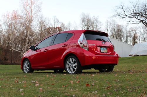 2012 toyota prius c four (absolutely red) - one owner - immaculate - garage kept