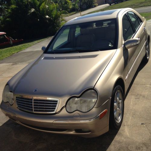 2001 mercedes benz  c320 ***no reserve auction! clear private title in-hand!! a+