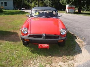 1975 mgb red drives nicely body &amp; interior in good shape