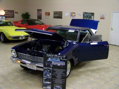 Show or go!! pro touring chevy ll 4 wheel disc a/c must see!! awesome!!