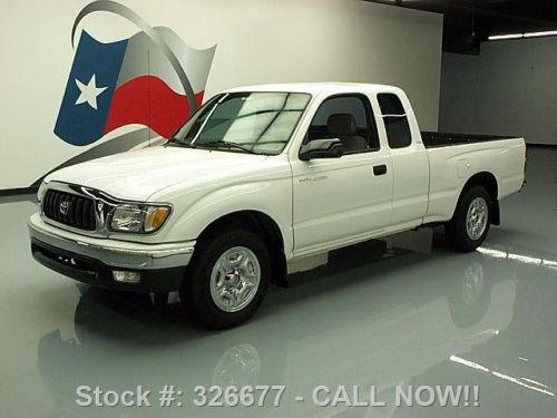 2004 toyota tacoma extended cab 5-spd one owner 48k mi texas direct auto