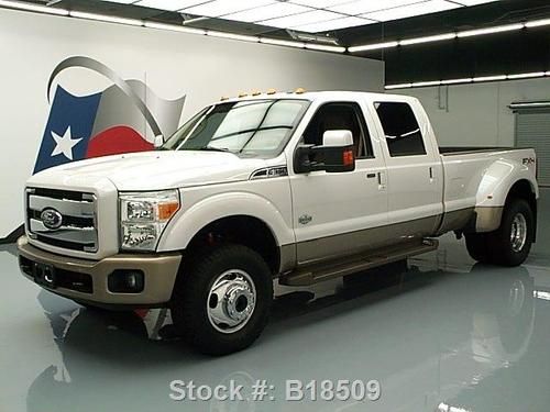 2011 ford f350 king ranch 4x4 diesel dually sunroof nav texas direct auto
