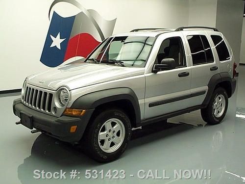 2007 jeep liberty sport 4x4 automatic sunroof only 31k! texas direct auto