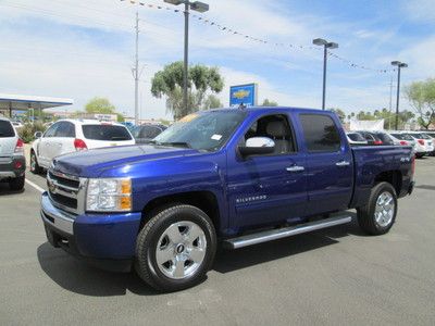 2010 4x4 4wd blue v8 automatic miles:29k crew cab pickup truck certified