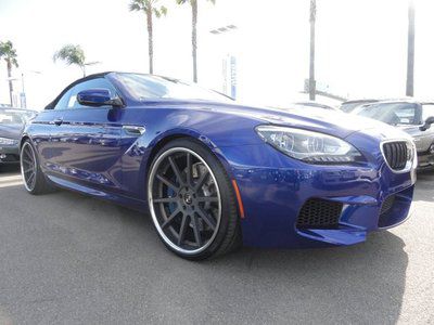 Make offer very rare m6 convertible in san marino blue with 22" wheels and more!
