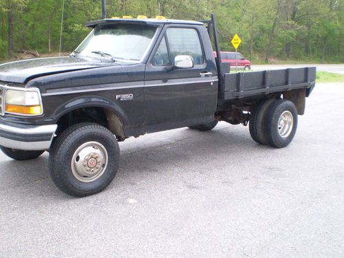 1993 ford f-350 dually 4x4 flatbed