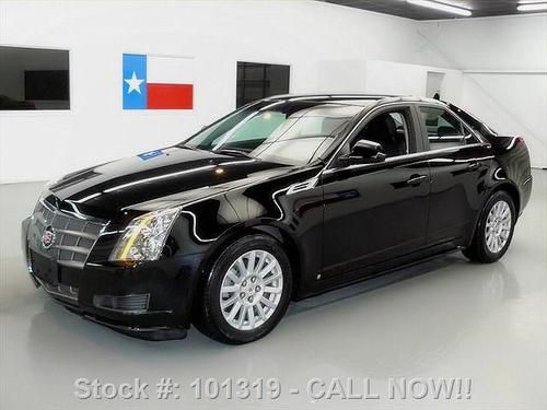 2010 cadillac cts4 lux awd htd seats nav blk on blk 4k texas direct auto