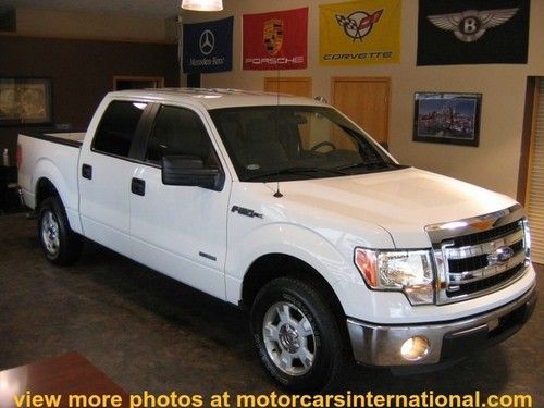 2013 ford f-150 v6 ecoboost 4 dr cab clean 6 cd xm auto 1 owner history 11 12