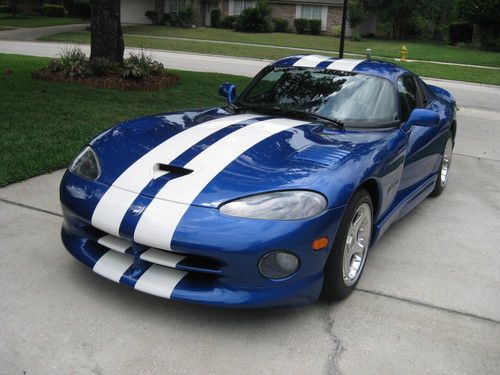 1996 dodge viper gts coupe 2-door 8.0l 28k miles like new all upgrades done