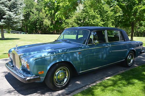 No reserve 1976 silver shadow lwb rolls from beverly hills &amp; palm springs nr