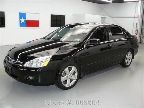 2007 honda accord ex-l 6-speed sunroof htd leather 85k  texas direct auto