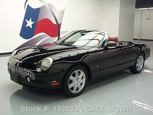2003 ford thunderbird premium convertible leather 49k texas direct auto