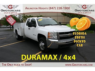 2008 chevrolet silverado duramax 3500hd 4wd ext utility imported from florida!