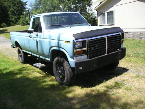 1985 f-250 4x4 with 6v53 turbocharged engine. professionly converted.