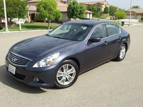 2010 g37 journey premium blue /black leather, repairable %100 ready to go