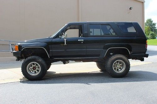 1987 toyota 4runner dlx suv 22re 5 speed lifted