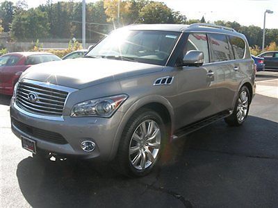 Pre-owned 2013 qx56 awd, theater/tech/deluxe touring/wheel pkgs, 10644 miles