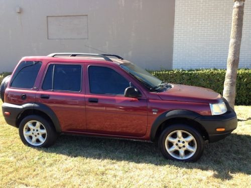 2002 land rover freelander se low miles clean carfax just serviced free shipping