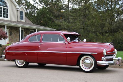 1950 mercury 2-dr coupe flathead v8 3-speed show winner pristine ! buy it now !!